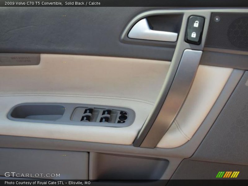 Solid Black / Calcite 2009 Volvo C70 T5 Convertible