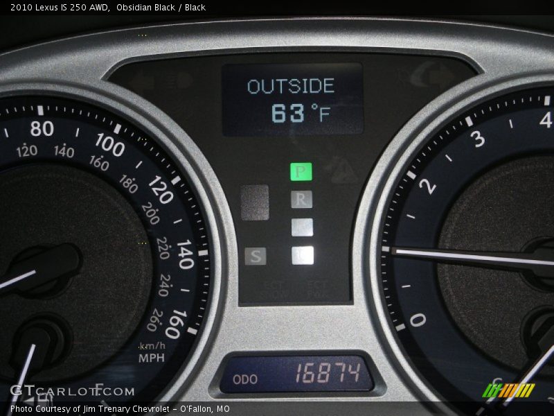 Obsidian Black / Black 2010 Lexus IS 250 AWD