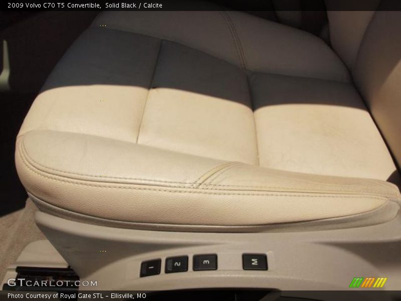 Solid Black / Calcite 2009 Volvo C70 T5 Convertible