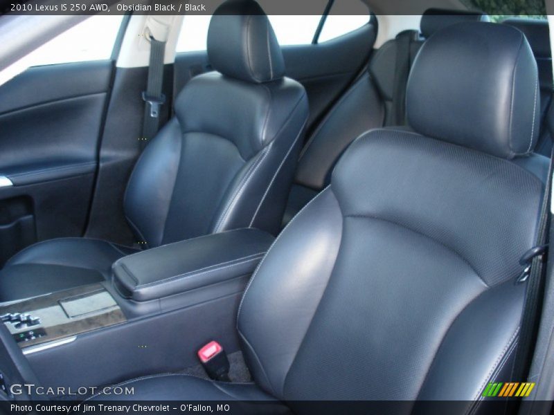 Obsidian Black / Black 2010 Lexus IS 250 AWD