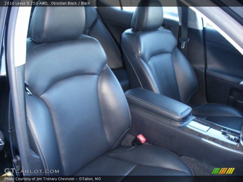 Obsidian Black / Black 2010 Lexus IS 250 AWD