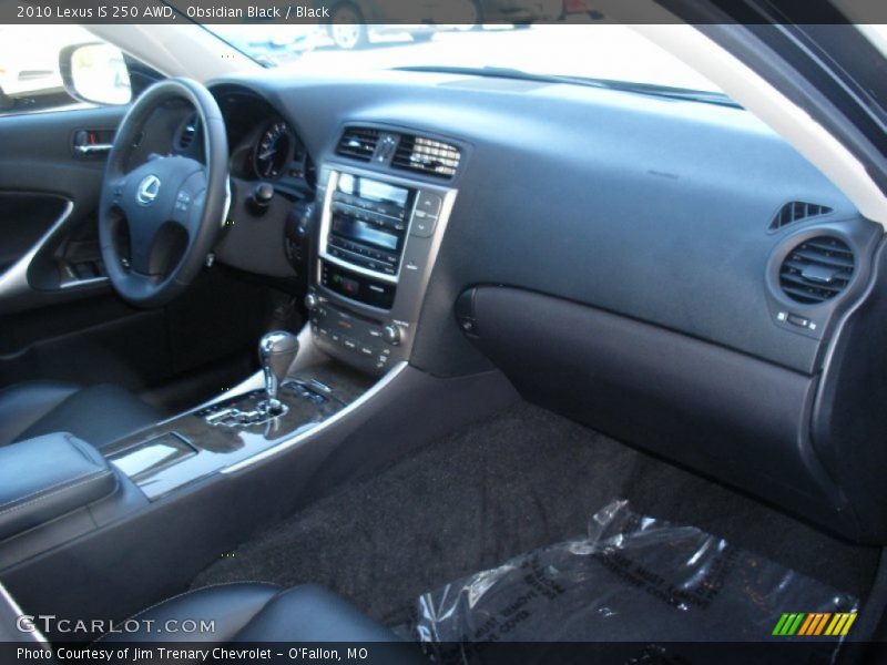 Obsidian Black / Black 2010 Lexus IS 250 AWD