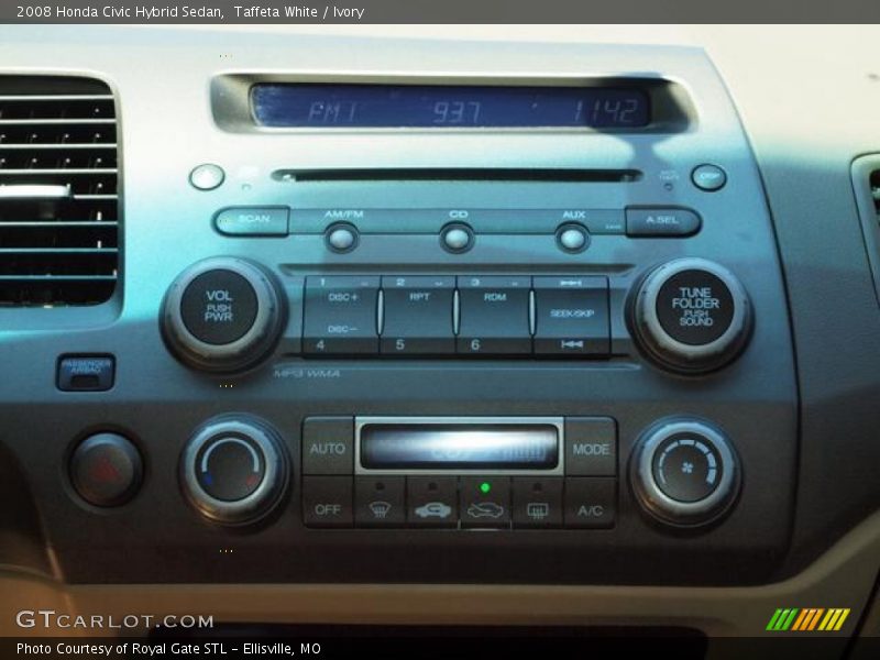 Taffeta White / Ivory 2008 Honda Civic Hybrid Sedan