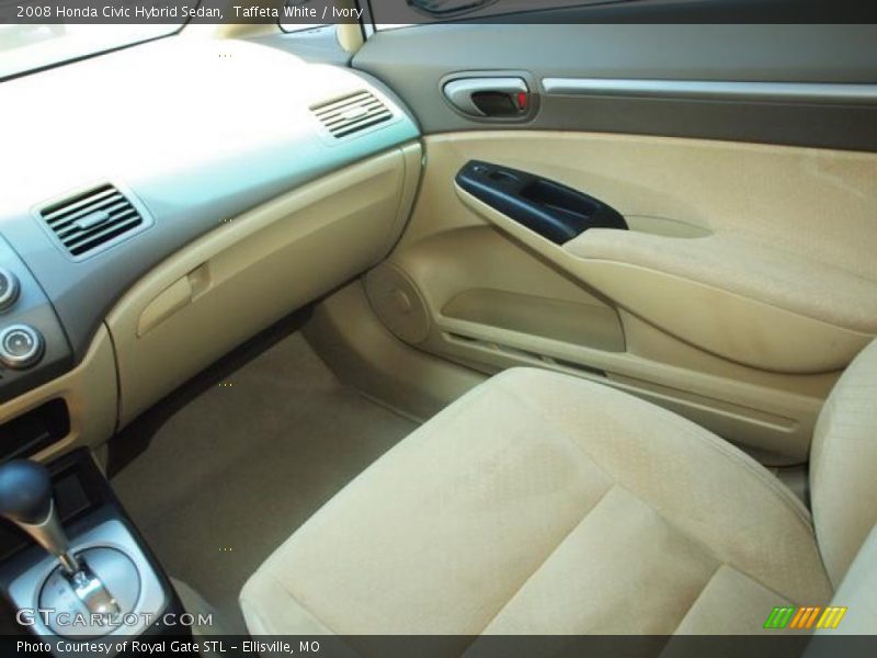 Taffeta White / Ivory 2008 Honda Civic Hybrid Sedan