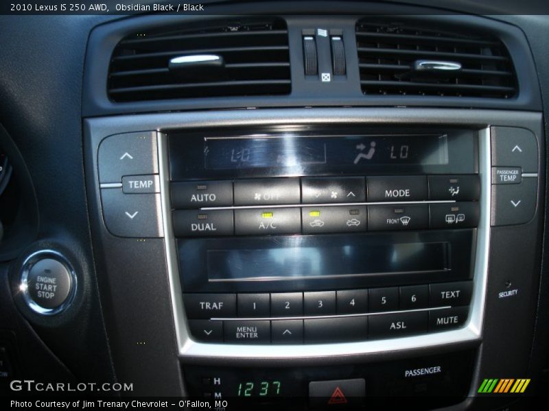Obsidian Black / Black 2010 Lexus IS 250 AWD