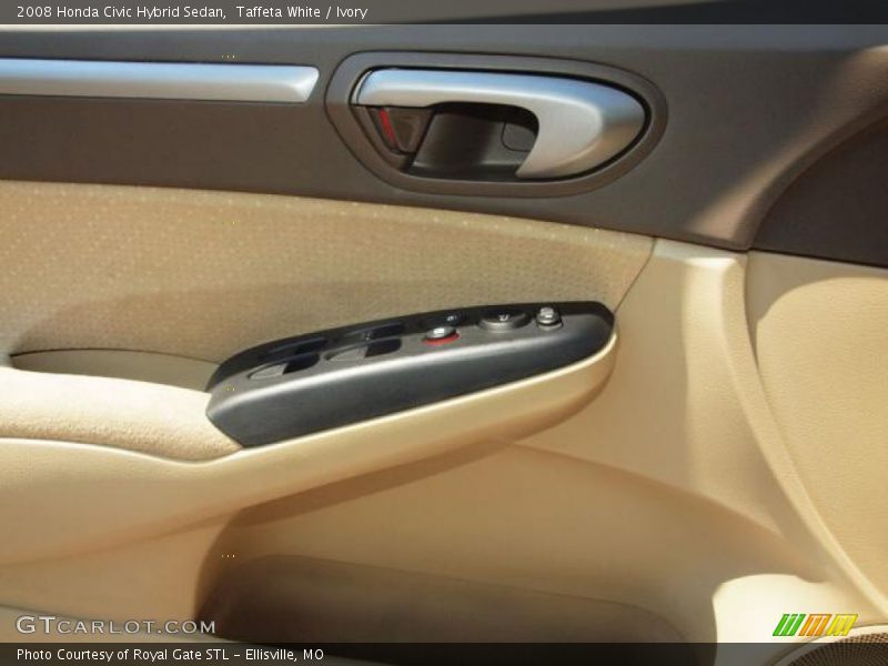 Taffeta White / Ivory 2008 Honda Civic Hybrid Sedan