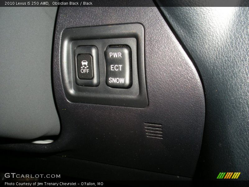 Obsidian Black / Black 2010 Lexus IS 250 AWD