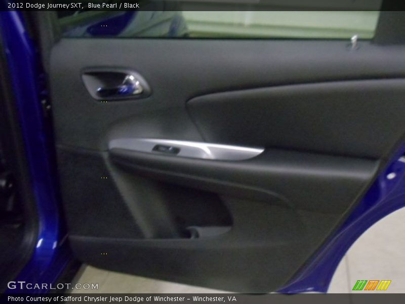 Blue Pearl / Black 2012 Dodge Journey SXT