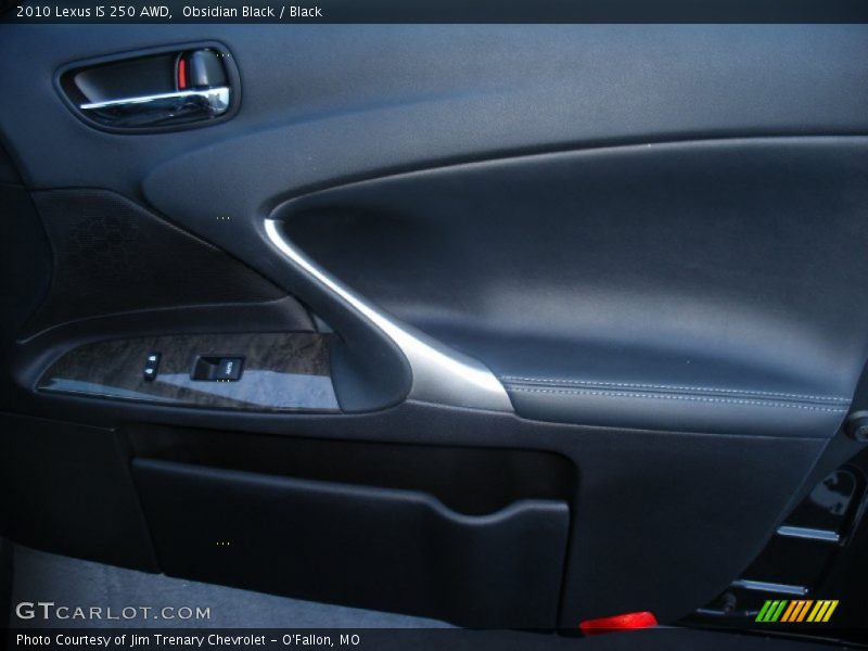 Obsidian Black / Black 2010 Lexus IS 250 AWD