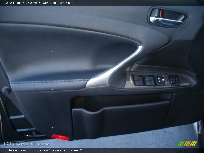 Obsidian Black / Black 2010 Lexus IS 250 AWD