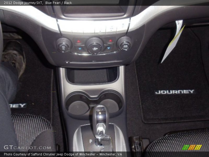 Blue Pearl / Black 2012 Dodge Journey SXT