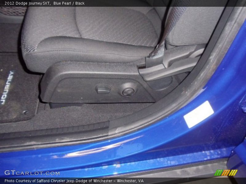 Blue Pearl / Black 2012 Dodge Journey SXT