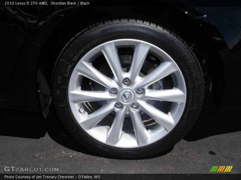 Obsidian Black / Black 2010 Lexus IS 250 AWD