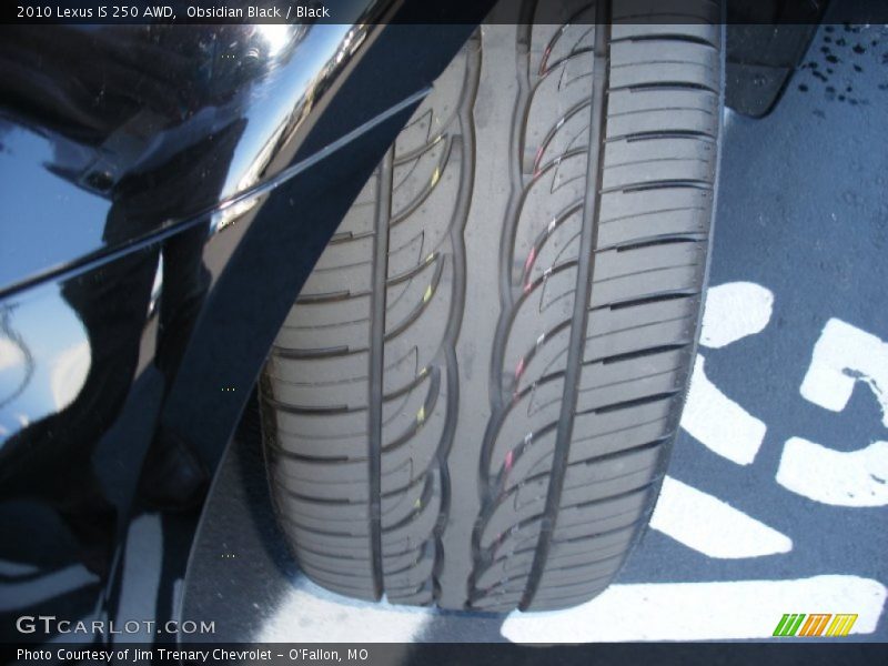 Obsidian Black / Black 2010 Lexus IS 250 AWD