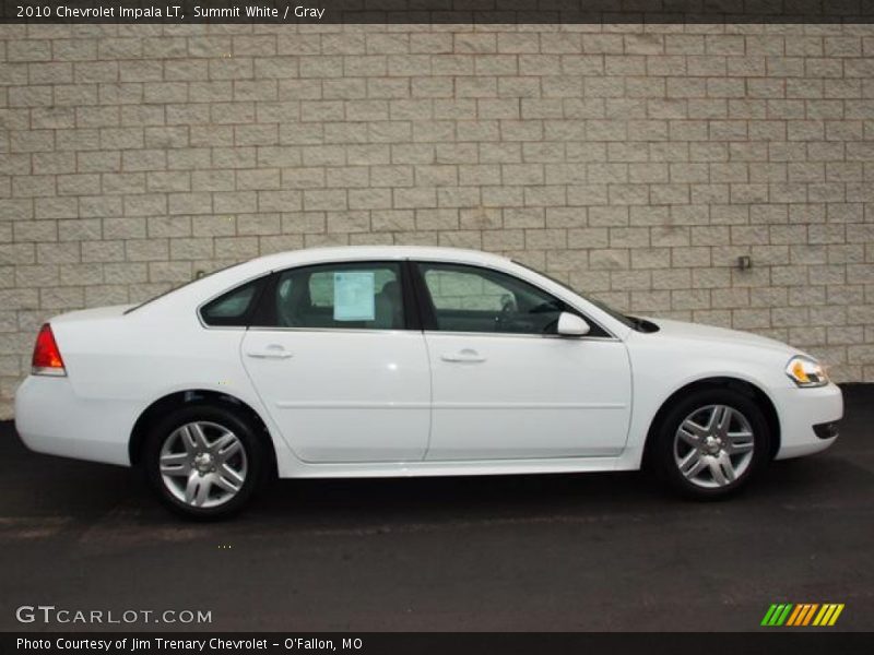 Summit White / Gray 2010 Chevrolet Impala LT