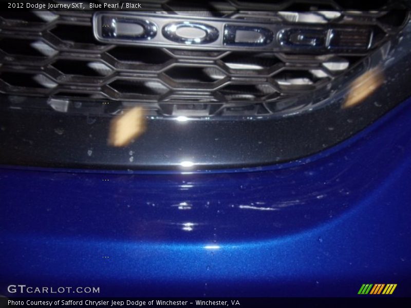 Blue Pearl / Black 2012 Dodge Journey SXT