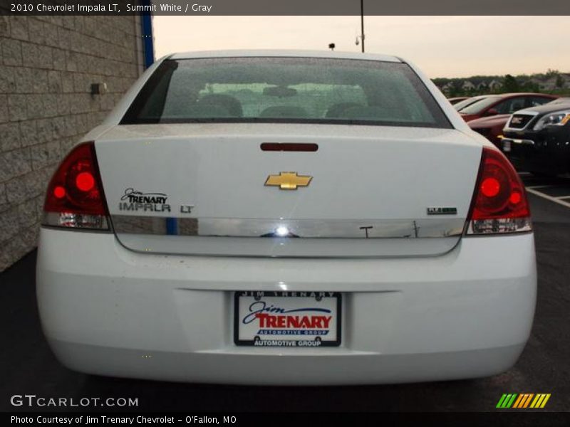 Summit White / Gray 2010 Chevrolet Impala LT