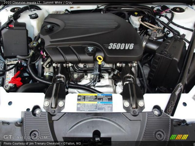 Summit White / Gray 2010 Chevrolet Impala LT