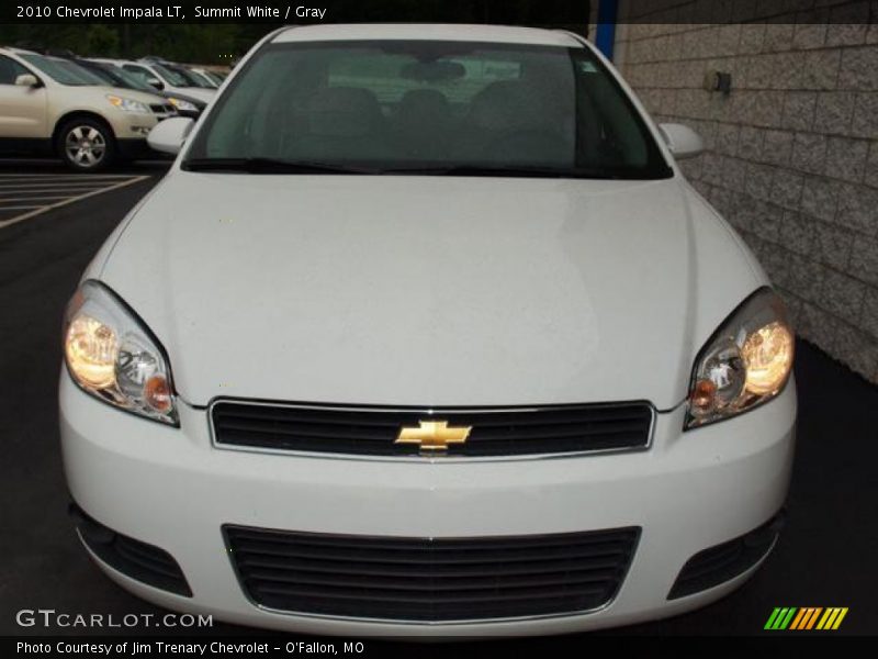 Summit White / Gray 2010 Chevrolet Impala LT