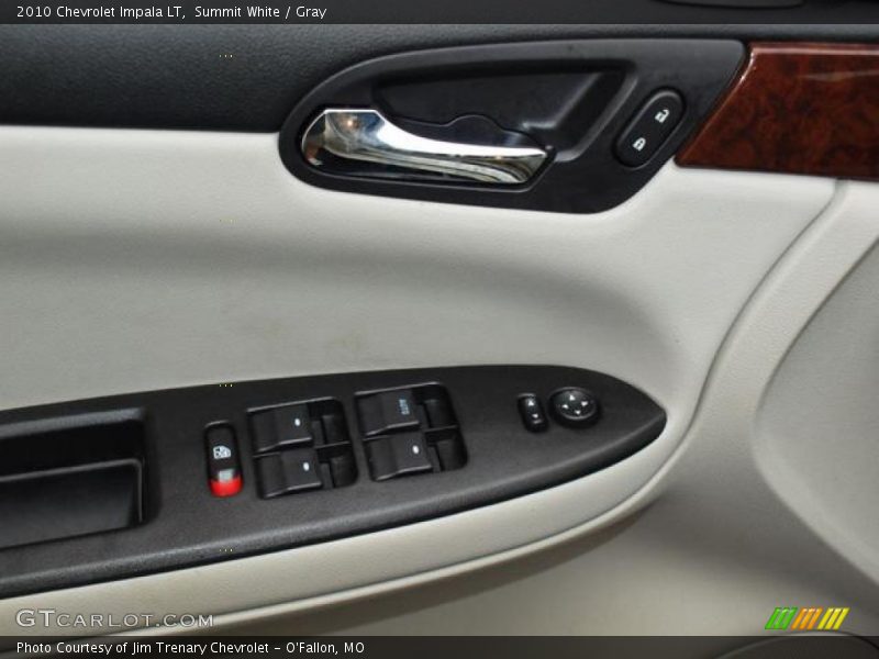 Summit White / Gray 2010 Chevrolet Impala LT