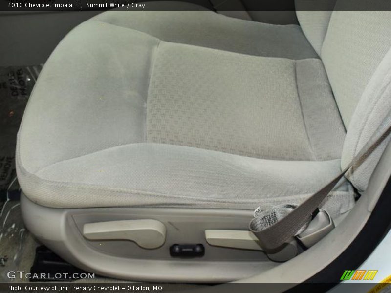 Summit White / Gray 2010 Chevrolet Impala LT
