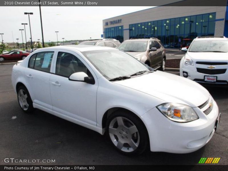 Summit White / Ebony 2010 Chevrolet Cobalt LT Sedan