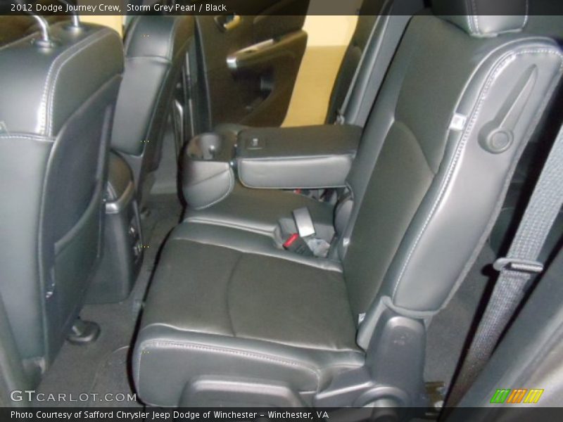 Storm Grey Pearl / Black 2012 Dodge Journey Crew