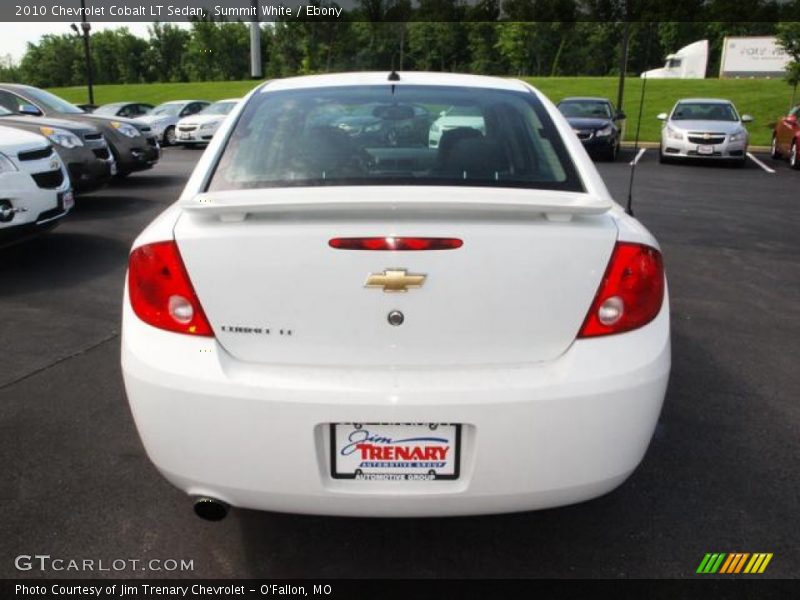 Summit White / Ebony 2010 Chevrolet Cobalt LT Sedan