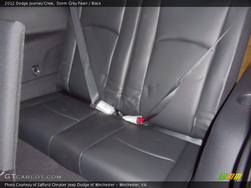 Storm Grey Pearl / Black 2012 Dodge Journey Crew