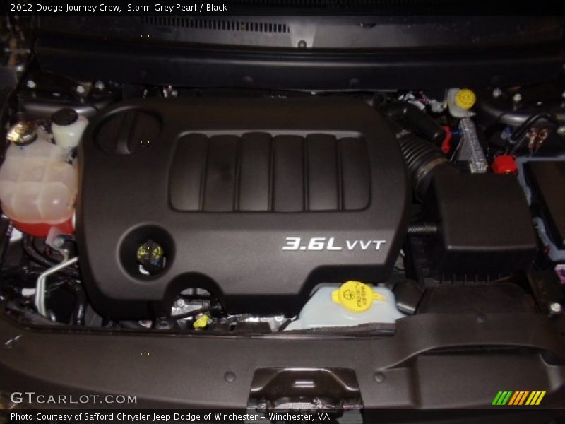  2012 Journey Crew Engine - 3.6 Liter DOHC 24-Valve VVT Pentastar V6
