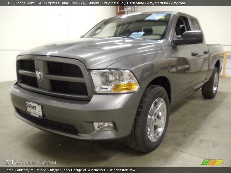 Mineral Gray Metallic / Dark Slate Gray/Medium Graystone 2012 Dodge Ram 1500 Express Quad Cab 4x4