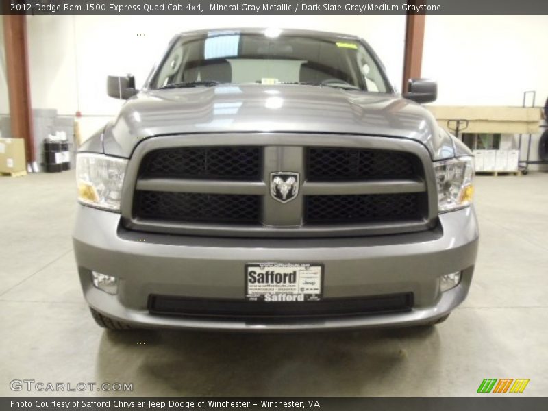 Mineral Gray Metallic / Dark Slate Gray/Medium Graystone 2012 Dodge Ram 1500 Express Quad Cab 4x4