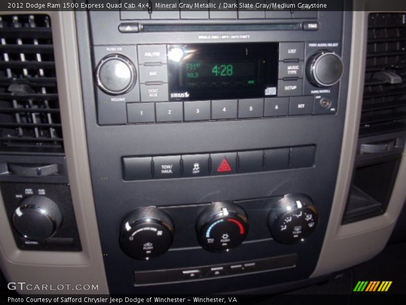Mineral Gray Metallic / Dark Slate Gray/Medium Graystone 2012 Dodge Ram 1500 Express Quad Cab 4x4