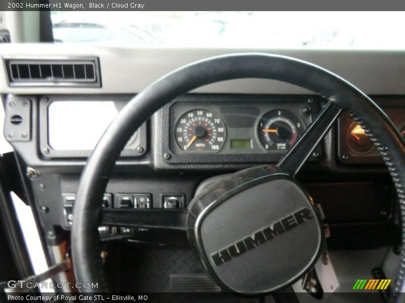 Black / Cloud Gray 2002 Hummer H1 Wagon