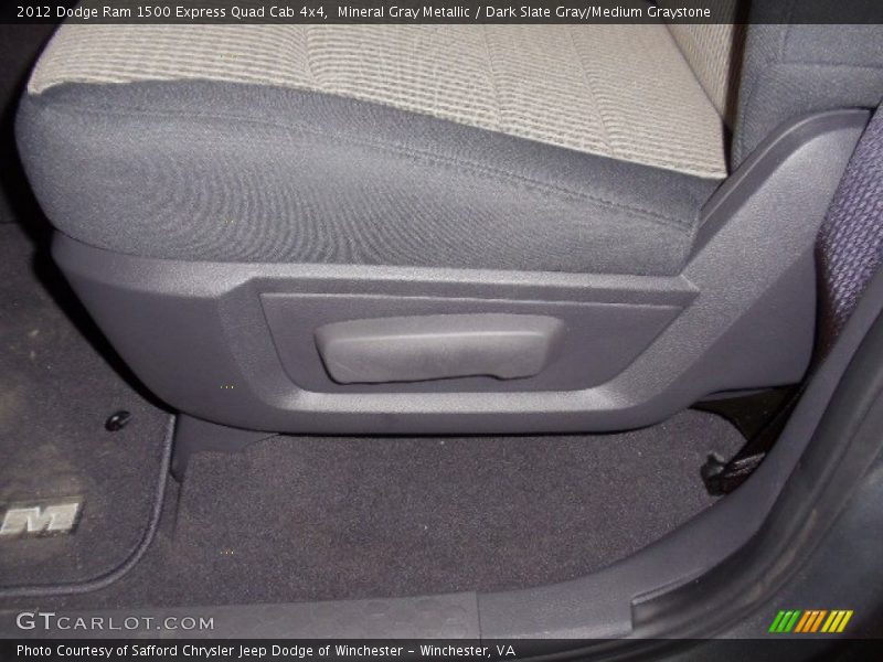 Mineral Gray Metallic / Dark Slate Gray/Medium Graystone 2012 Dodge Ram 1500 Express Quad Cab 4x4