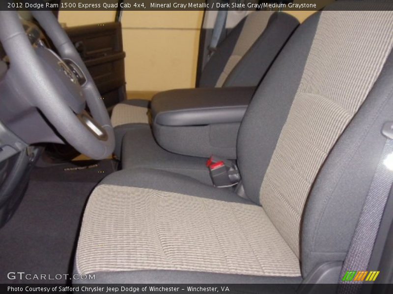 Mineral Gray Metallic / Dark Slate Gray/Medium Graystone 2012 Dodge Ram 1500 Express Quad Cab 4x4