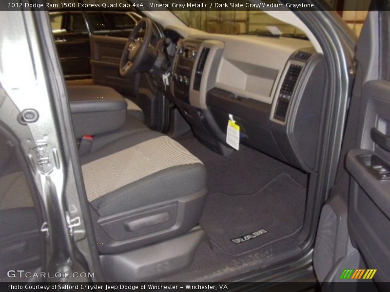 Mineral Gray Metallic / Dark Slate Gray/Medium Graystone 2012 Dodge Ram 1500 Express Quad Cab 4x4