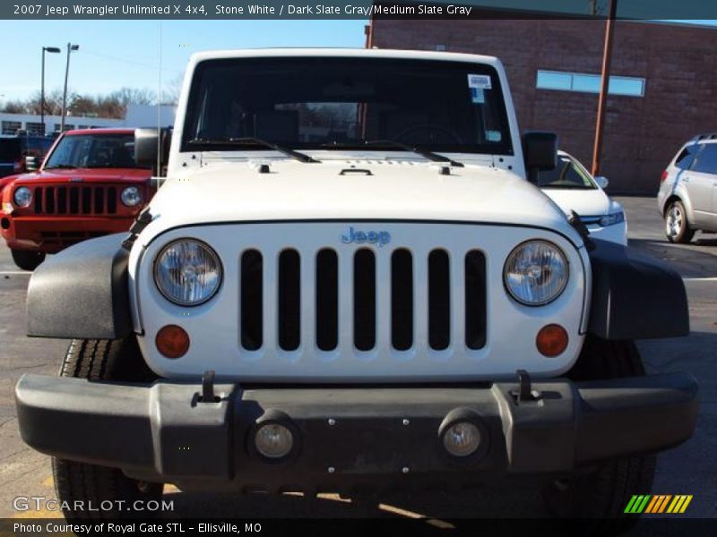 Stone White / Dark Slate Gray/Medium Slate Gray 2007 Jeep Wrangler Unlimited X 4x4