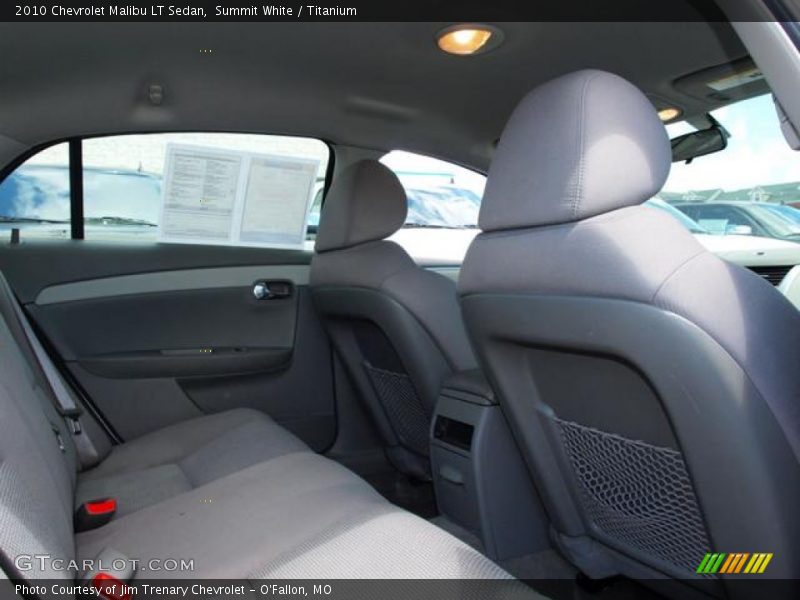 Summit White / Titanium 2010 Chevrolet Malibu LT Sedan