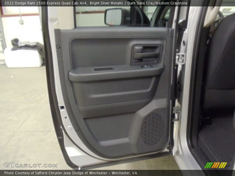 Bright Silver Metallic / Dark Slate Gray/Medium Graystone 2012 Dodge Ram 1500 Express Quad Cab 4x4