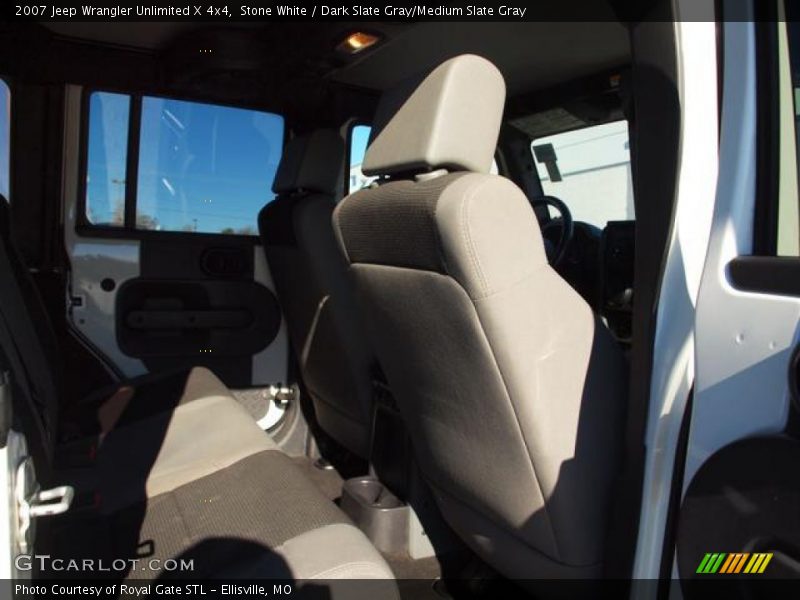Stone White / Dark Slate Gray/Medium Slate Gray 2007 Jeep Wrangler Unlimited X 4x4