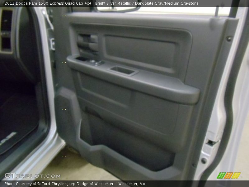 Bright Silver Metallic / Dark Slate Gray/Medium Graystone 2012 Dodge Ram 1500 Express Quad Cab 4x4