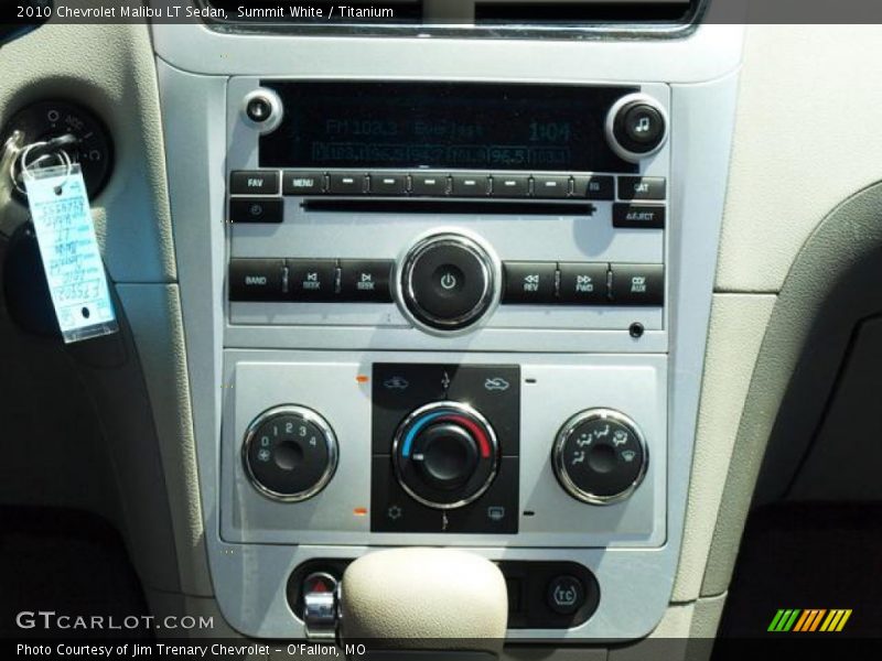 Summit White / Titanium 2010 Chevrolet Malibu LT Sedan