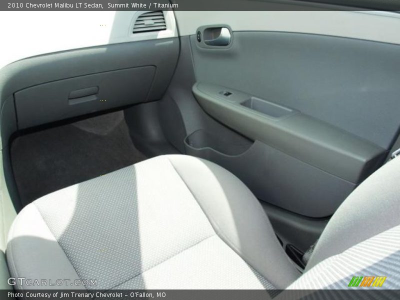 Summit White / Titanium 2010 Chevrolet Malibu LT Sedan