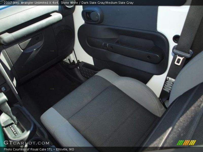 Stone White / Dark Slate Gray/Medium Slate Gray 2007 Jeep Wrangler Unlimited X 4x4