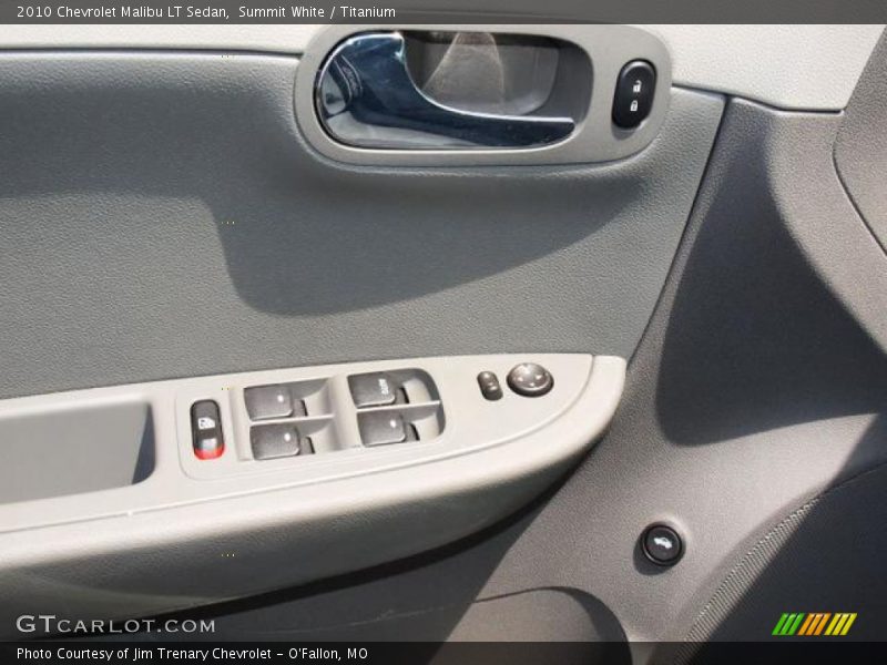 Summit White / Titanium 2010 Chevrolet Malibu LT Sedan