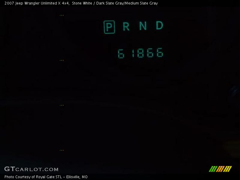 Stone White / Dark Slate Gray/Medium Slate Gray 2007 Jeep Wrangler Unlimited X 4x4