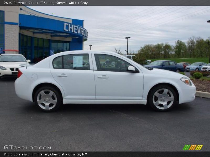 Summit White / Gray 2010 Chevrolet Cobalt LT Sedan