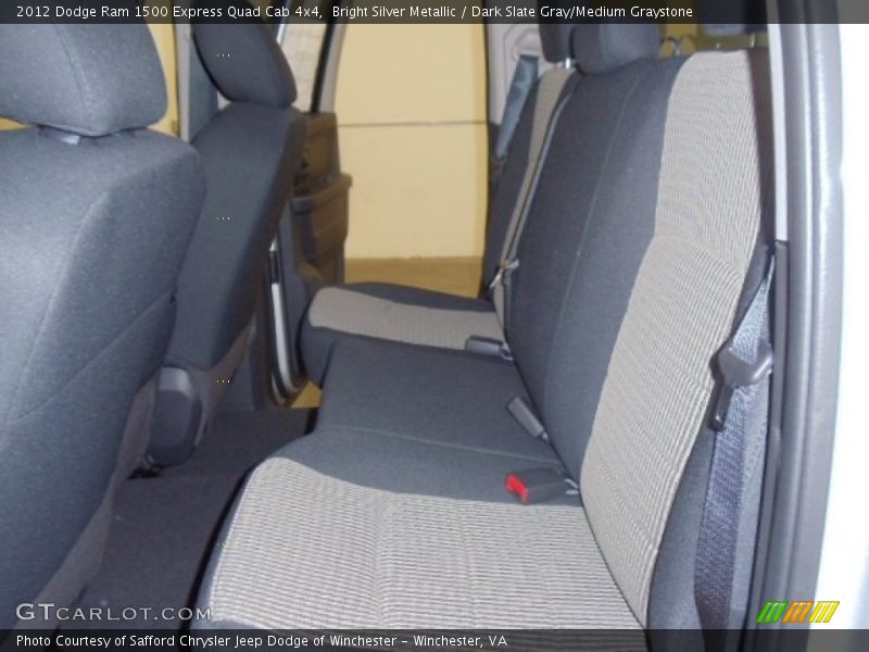 Bright Silver Metallic / Dark Slate Gray/Medium Graystone 2012 Dodge Ram 1500 Express Quad Cab 4x4