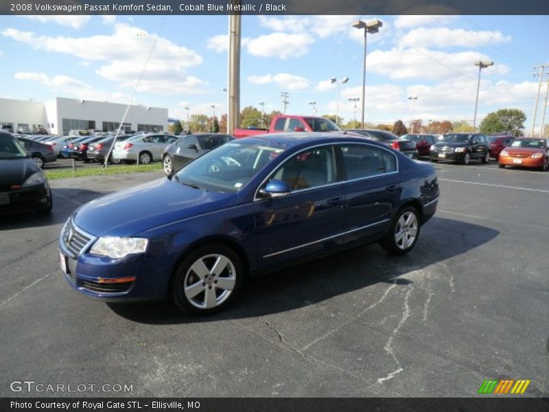 Cobalt Blue Metallic / Black 2008 Volkswagen Passat Komfort Sedan